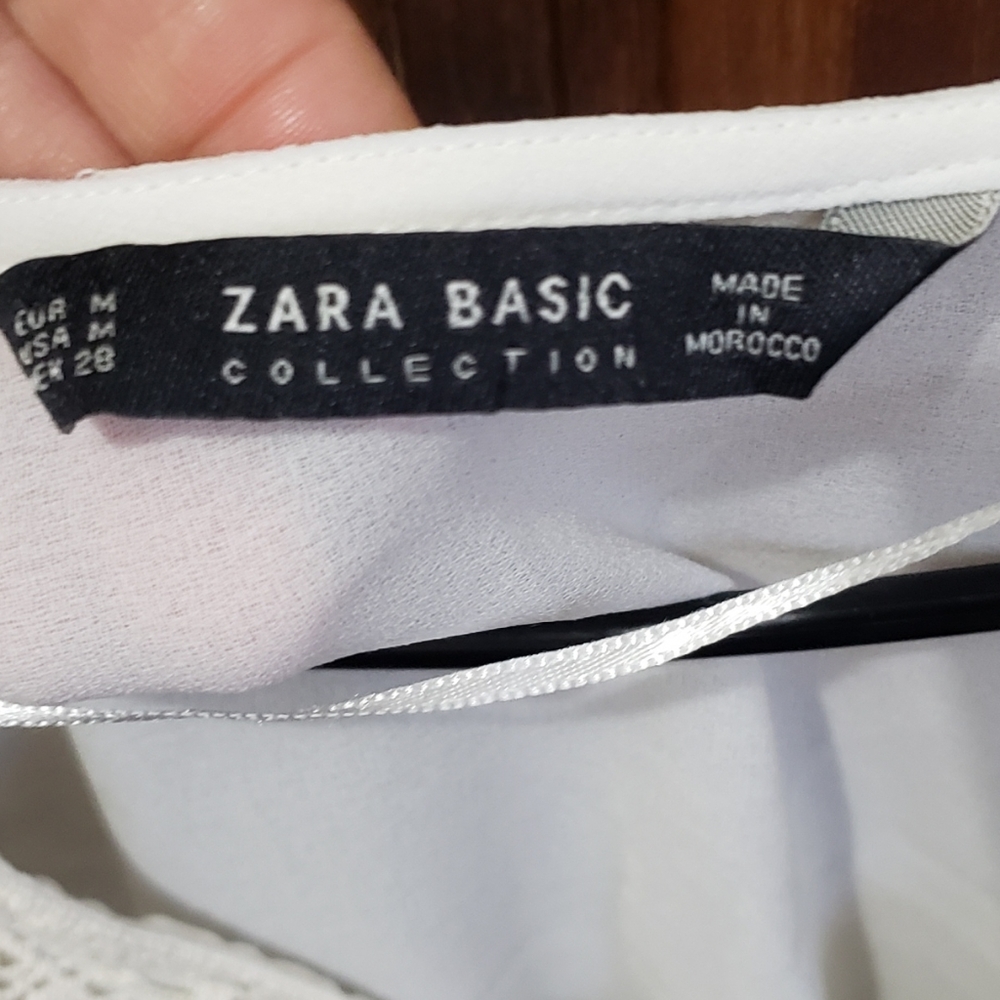 Zara Basic Long Sleeve Light Blouse - image 3